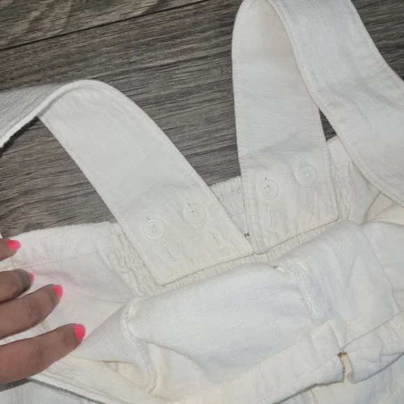 ANTHROPOLOGIE SIZE 14 Elegant White Jumpsuit. USED GOOD CONDITION. - Picture 5 of 15